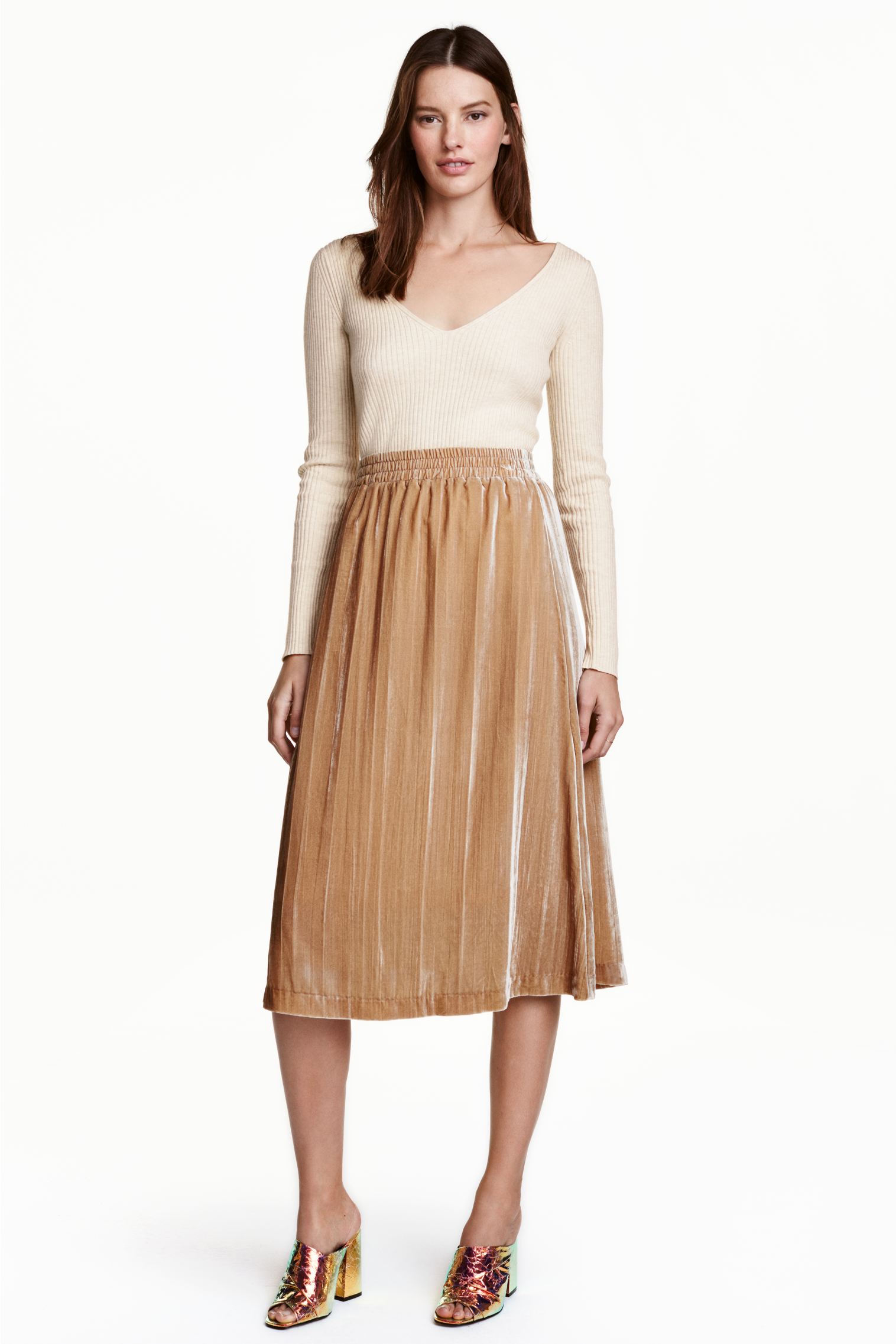 

Юбка H&  бежевый 9124638904, Юбка H&M M бежевый 9124638904