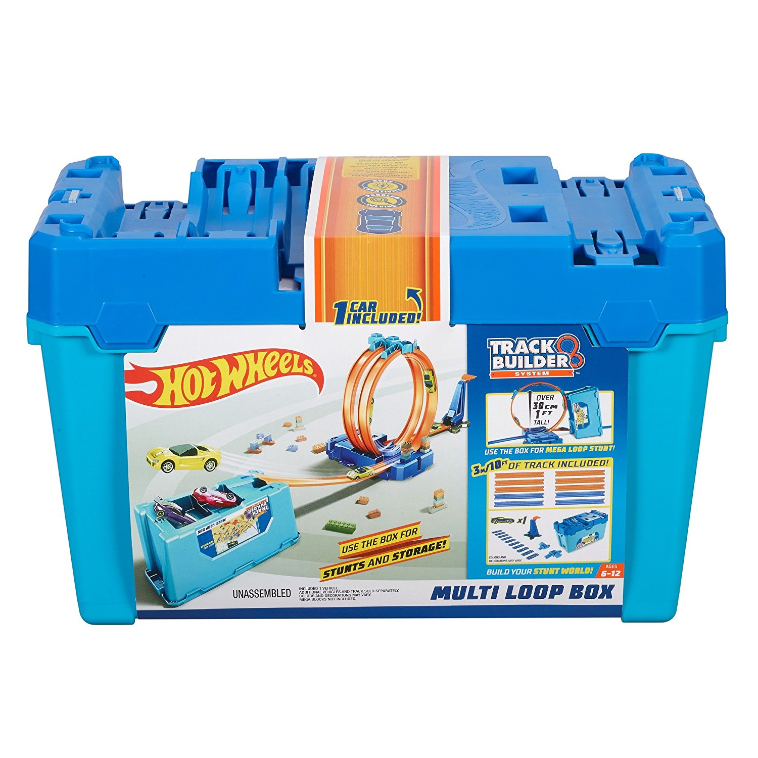 

Трек конструктор трасс Петля 3в1, Hot Wheels Track Builder Multi-Loop Box