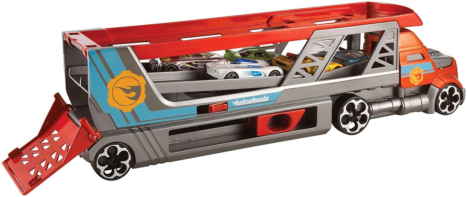 

Грузовик пускатель для базовых машинок Hot Wheels City Blastin' Rig