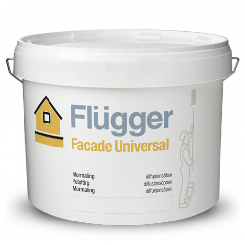 

Фасадная краска латексная масляная Flugger Facade Universal (Base 1), белая