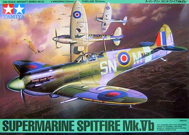 

Сборная модель TAMIYA Самолет Supermarine Spitfire Mk.Vb (61033)