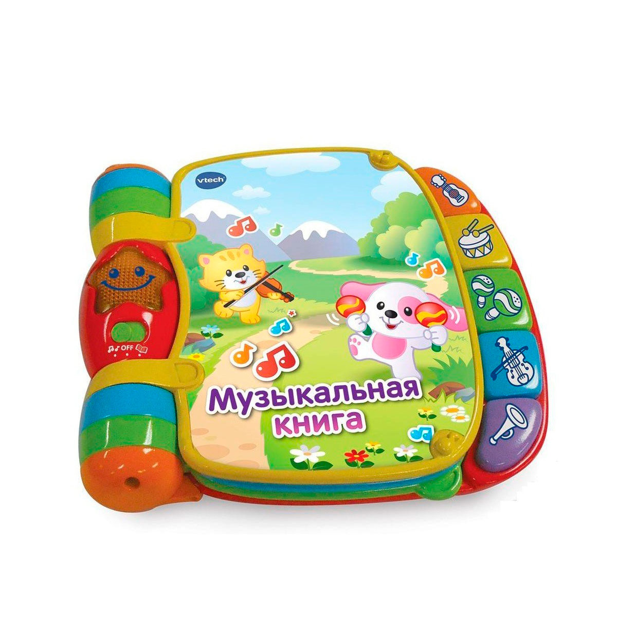 

Развивающая игрушка - МУЗЫКАЛЬНАЯ КНИГА (озвуч. рус. яз.)
