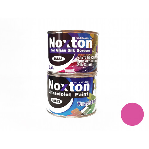 

Флуоресцентная краска для стекла NoxTon Silk Screen for Glass розовая