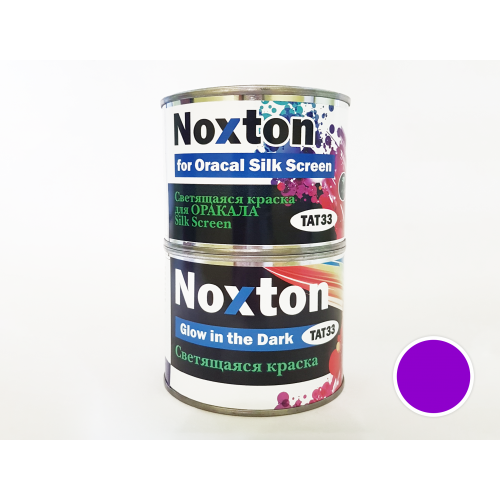 

Люминесцентная краска для оракала Silk Screen NoxTon "Фиолетовая" (белая полупрозрачная, фиолетовое свеч.)