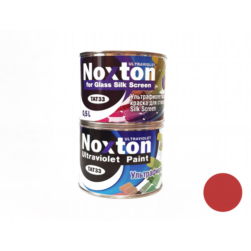 

Флуоресцентная краска для стекла NoxTon Silk Screen for Glass темно-красная