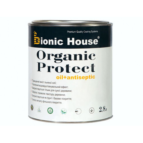 

Масло-антисептик для дерева Bionic House Organic Protect Oil Черный