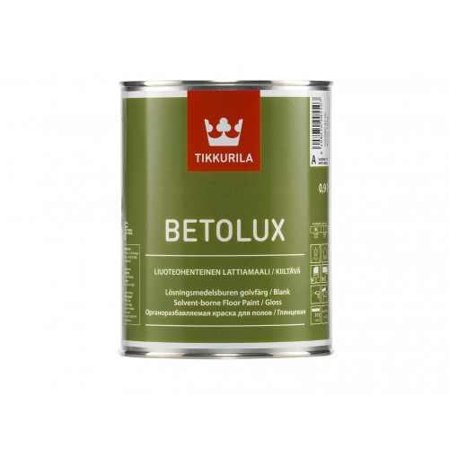 

Краска для бетонных и деревянных полов Бетолюкс Tikkurila BETOLUX прозрачная