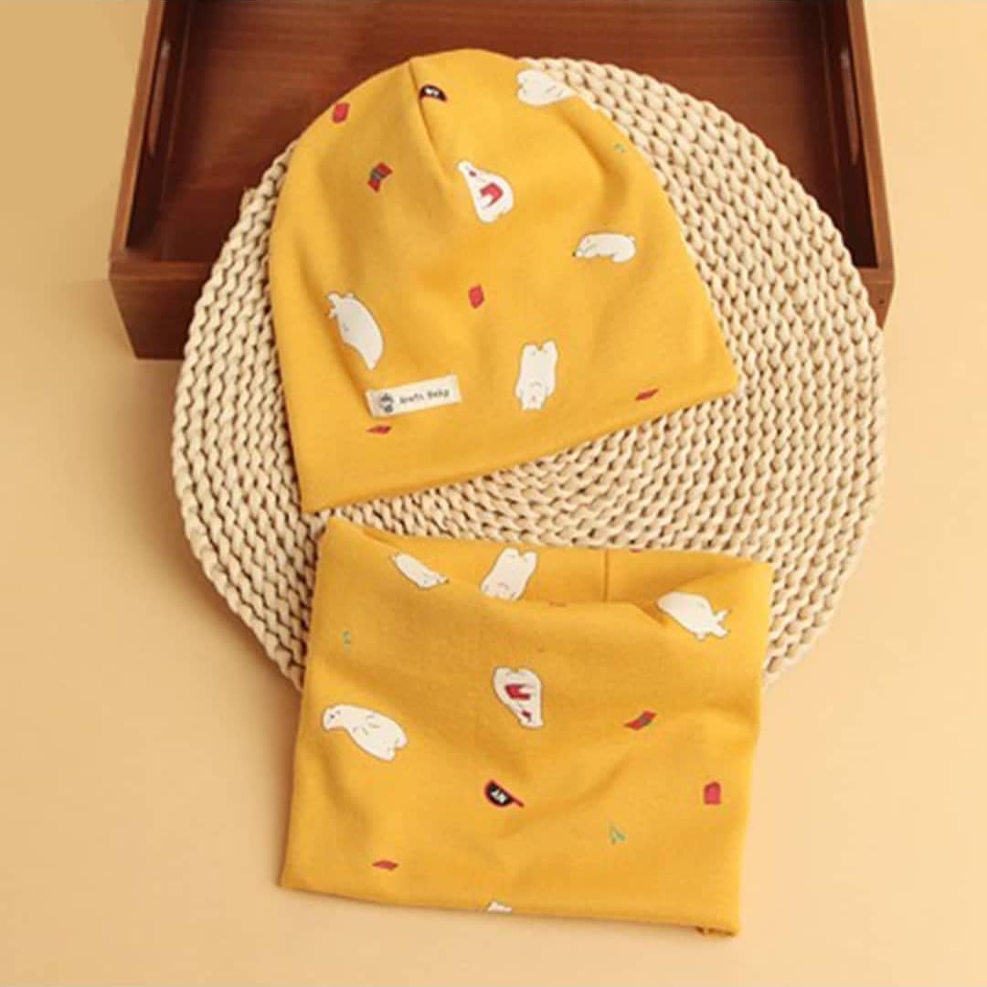 

Шапка и снуд Тедди Beeba 50-54р. Желтый 1937