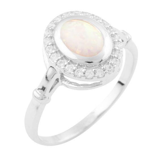 

Серебряное кольцо SilverAlex с опалом 18 размер (1634844-18)