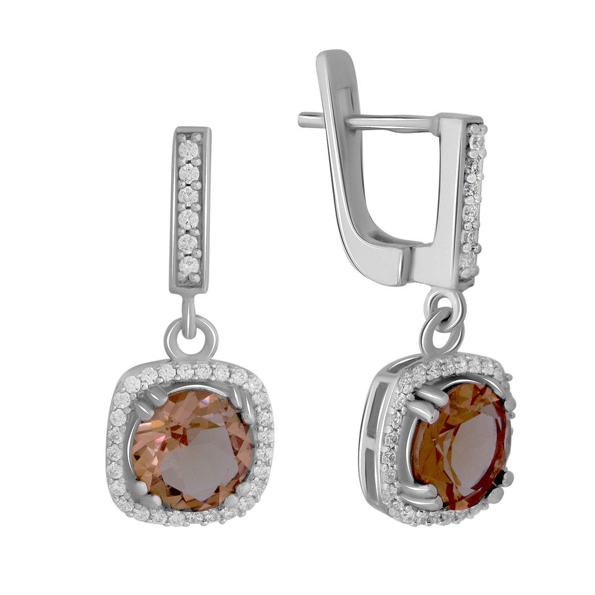

Серебряные серьги SilverAlex с Султанит султанитом