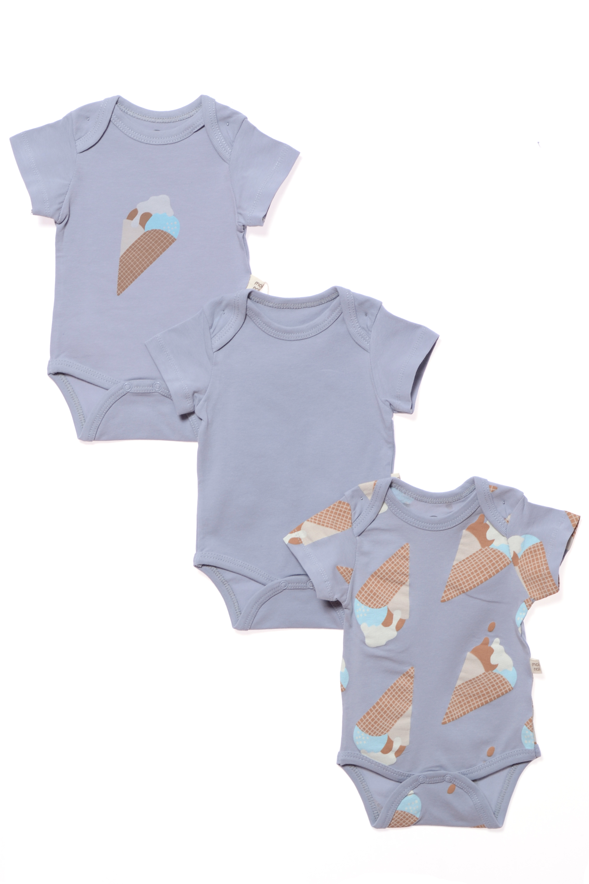 

Набор MOI NOI 0-3 мес (56-62 см) серый