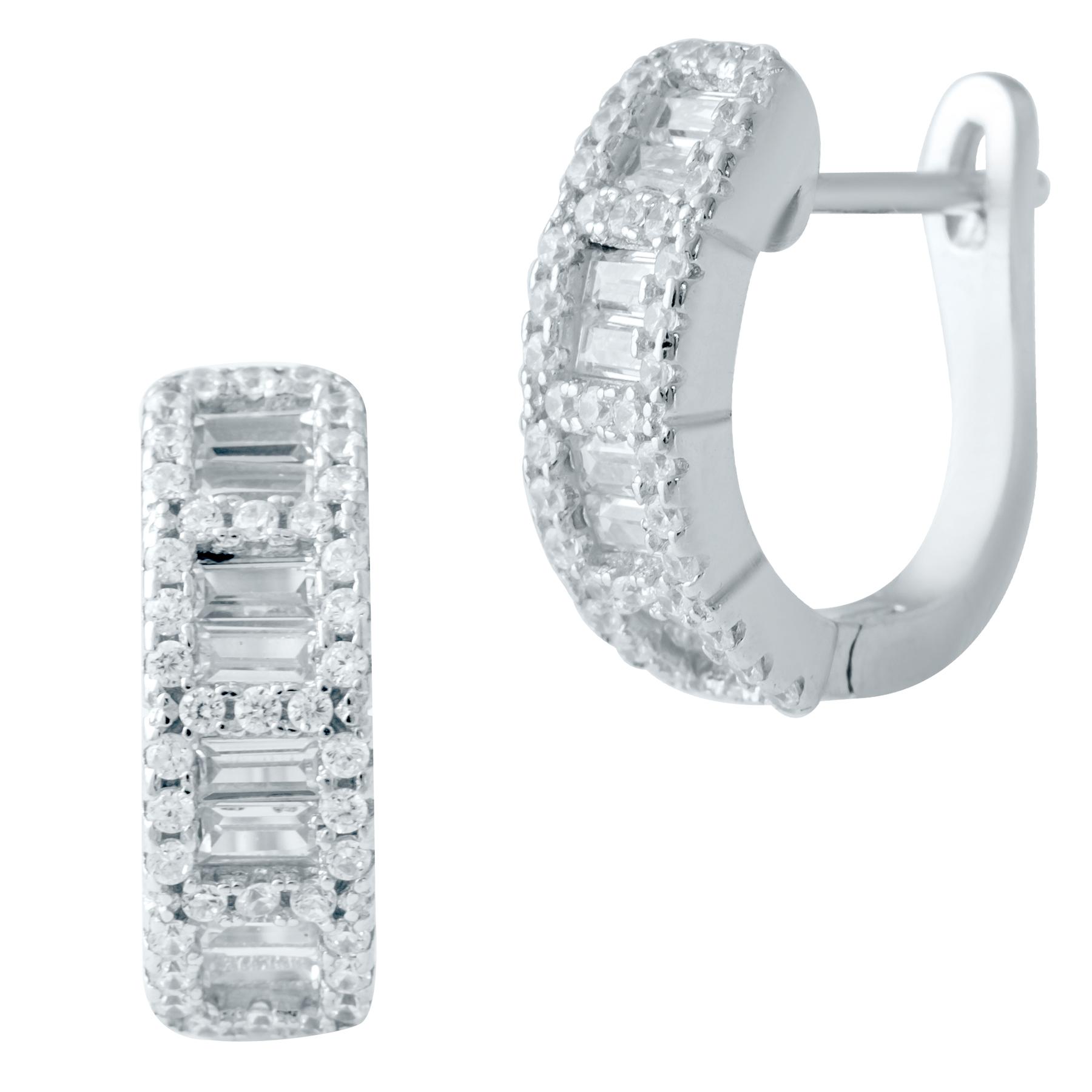 

Серебряные серьги SilverAlex с фианитами