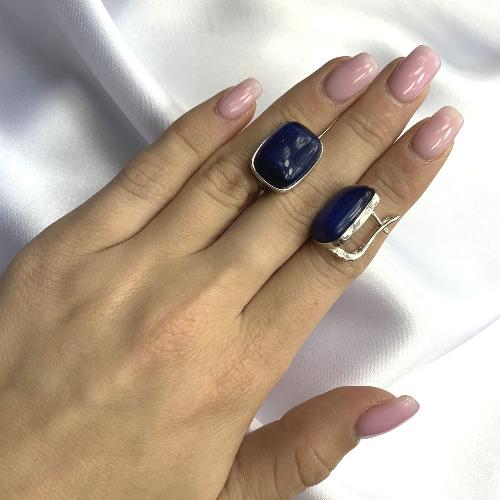 

Серебряные серьги SilverAlex с кошачим глазом
