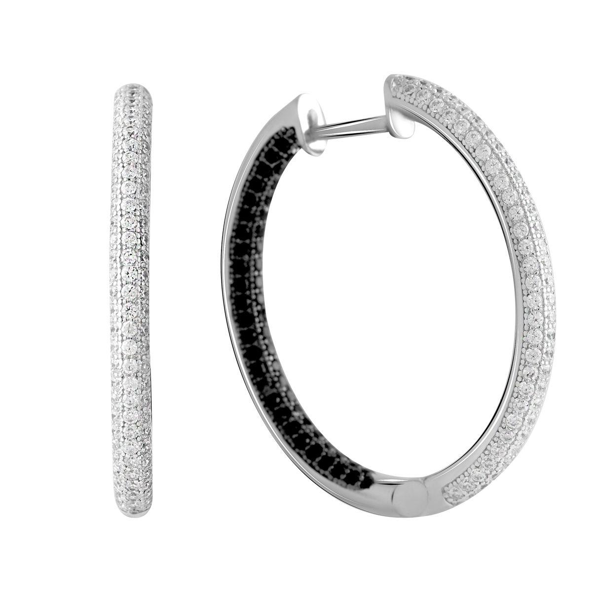 

Серебряные серьги SilverAlex с фианитами