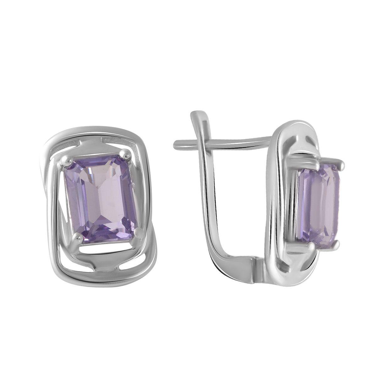 

Серебряные серьги SilverAlex с олександритом
