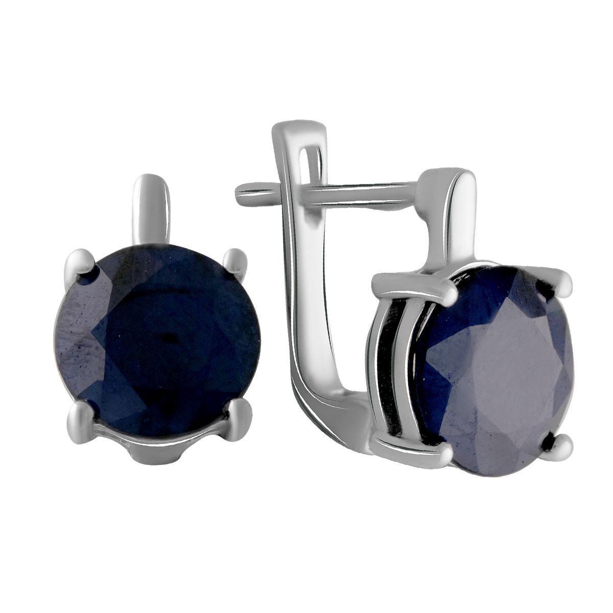 

Серебряные серьги SilverAlex с натуральным сапфиром