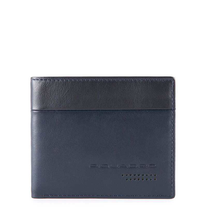 

Портмоне Piquadro URBAN Blue с отдел. для док. та монет с RFID защитой