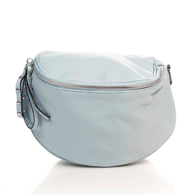 

Кожаный клатч Italian Bags Голубой