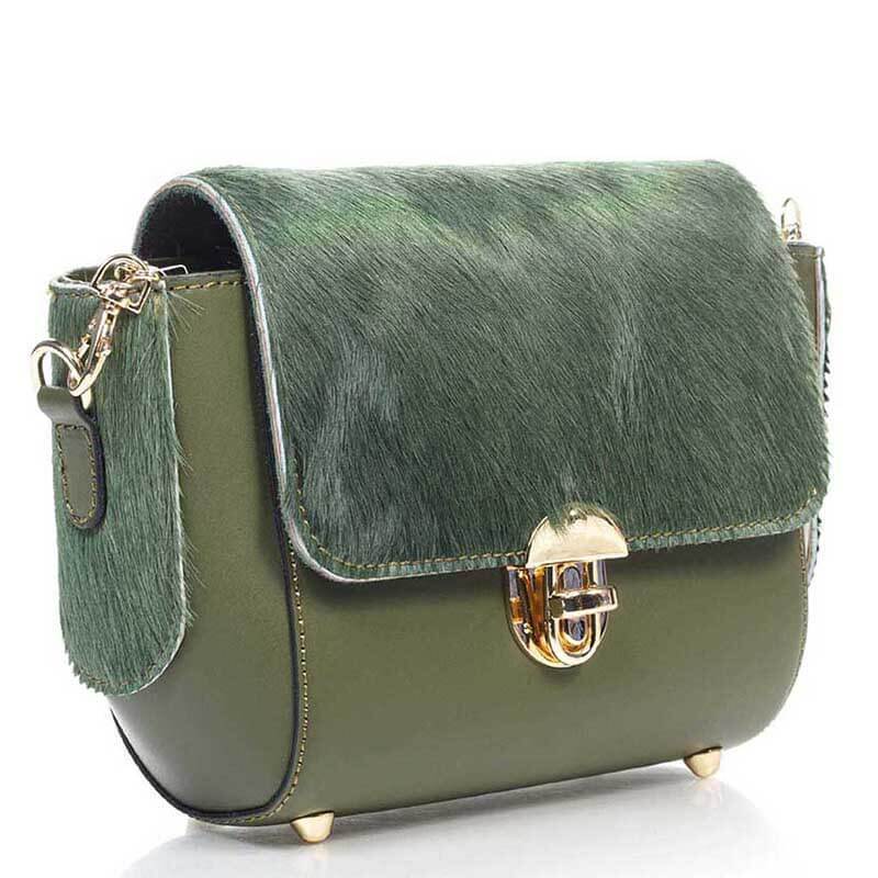 

Женская кожаная сумка Italian Bags Зеленый