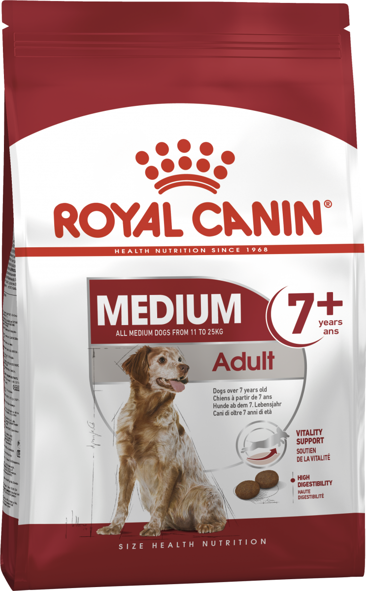 

Сухой корм для собак Royal Canin Medium Adult 7+ 15 кг