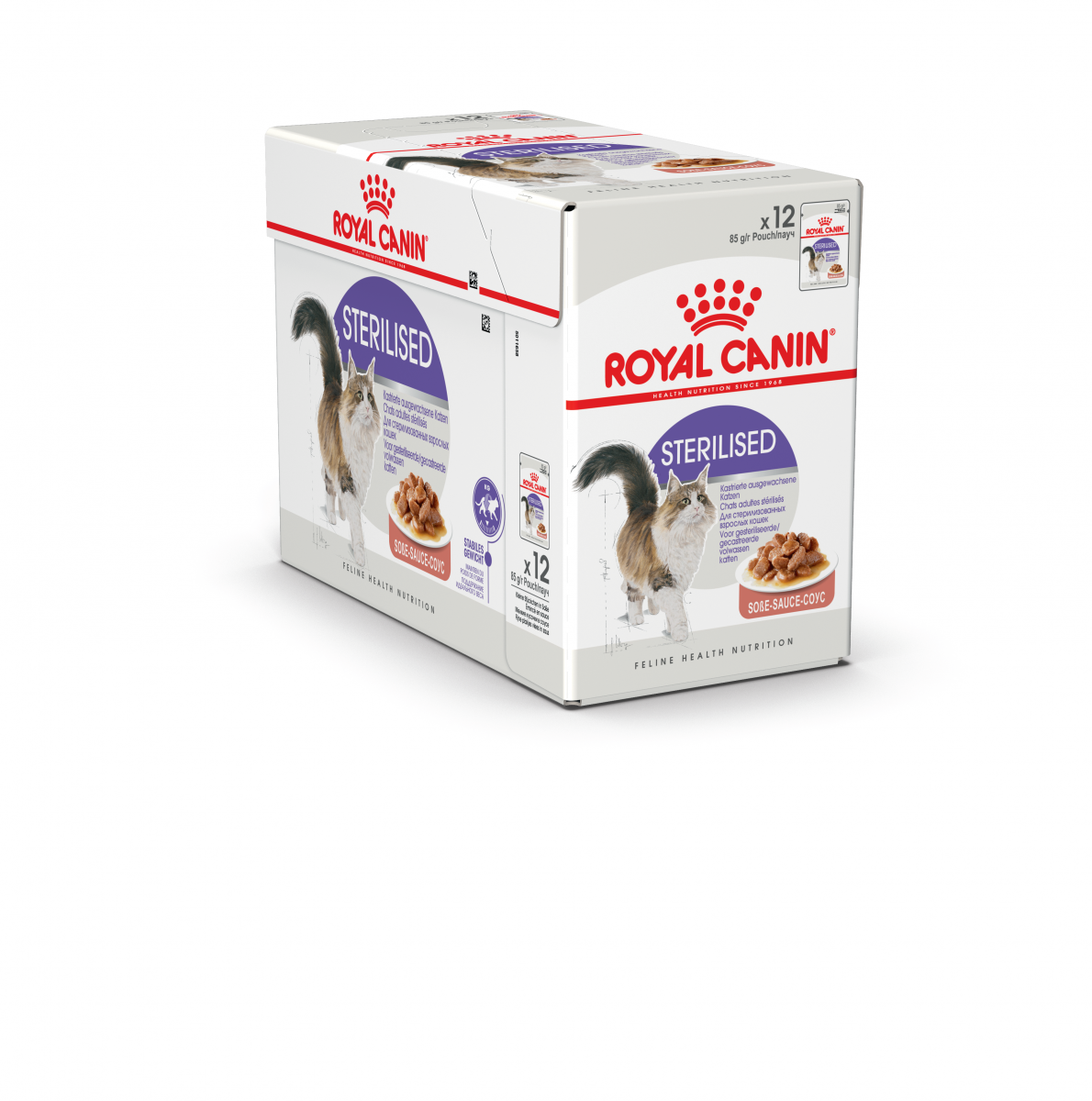 

Влажный корм для котов Royal Canin Sterilised Sauce 12 шт(упаковка) (4095001up)