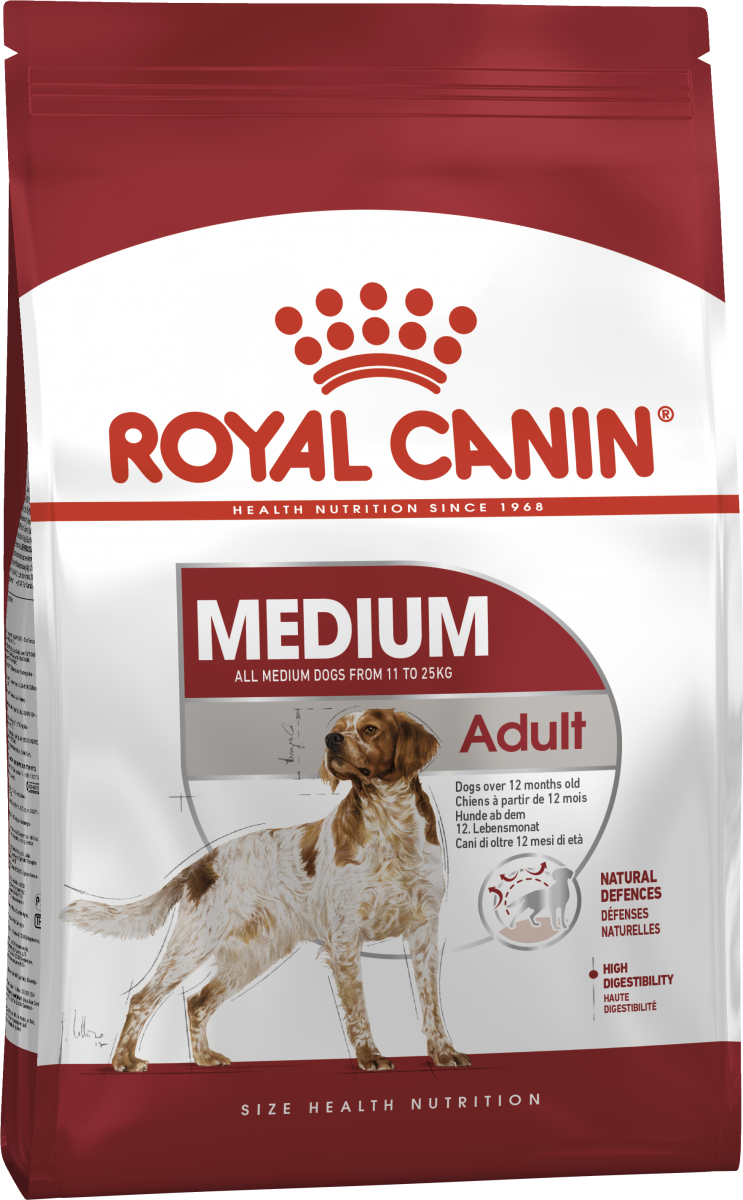 

Сухой корм для собак Royal Canin Medium Adult 15 кг