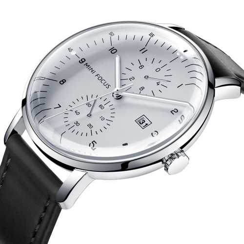 

Мужские наручные часы Mini Focus MF0052G Black-Silver-White