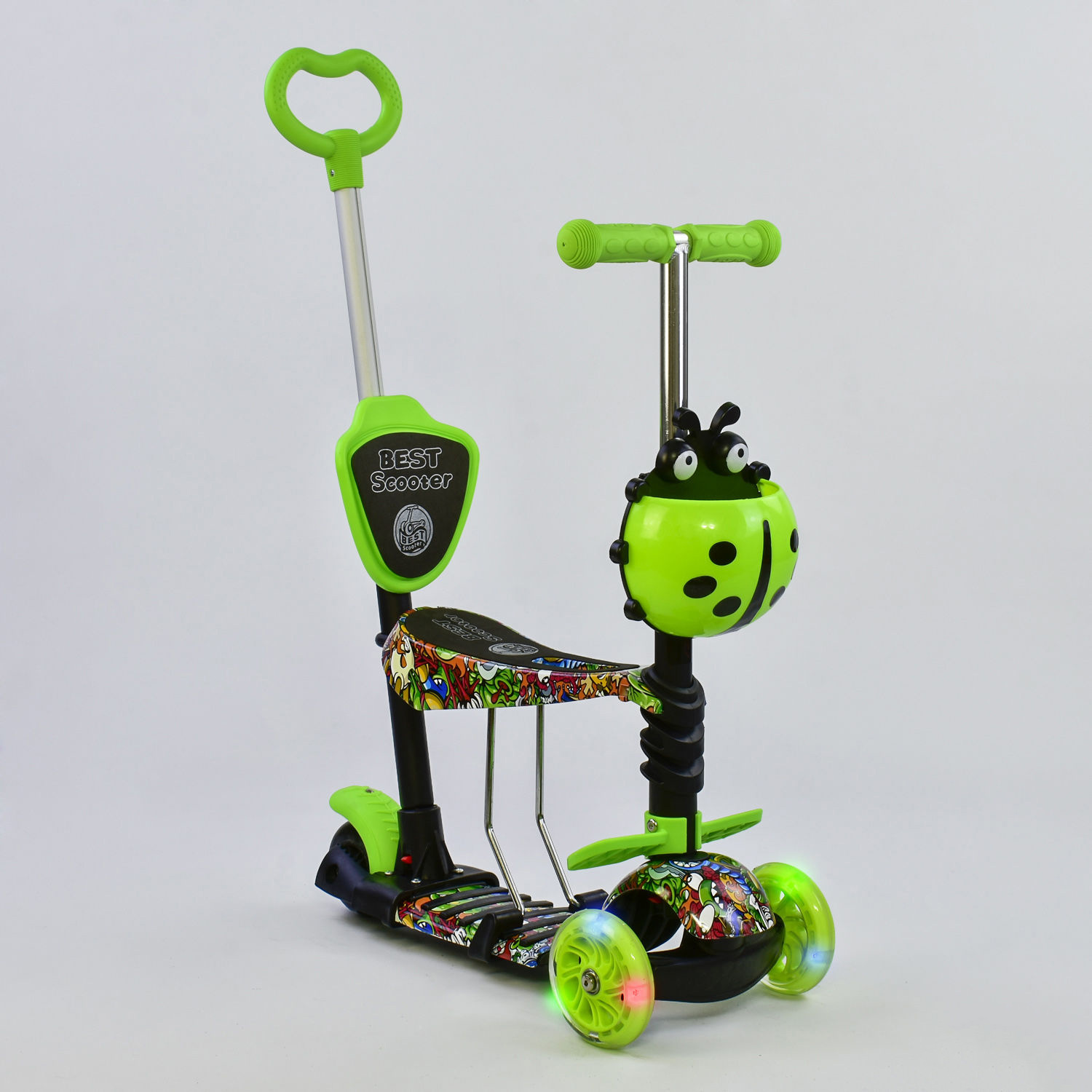 

Самокат 5в1 Best Scooter, АБСТРАКЦИЯ (SC-357)