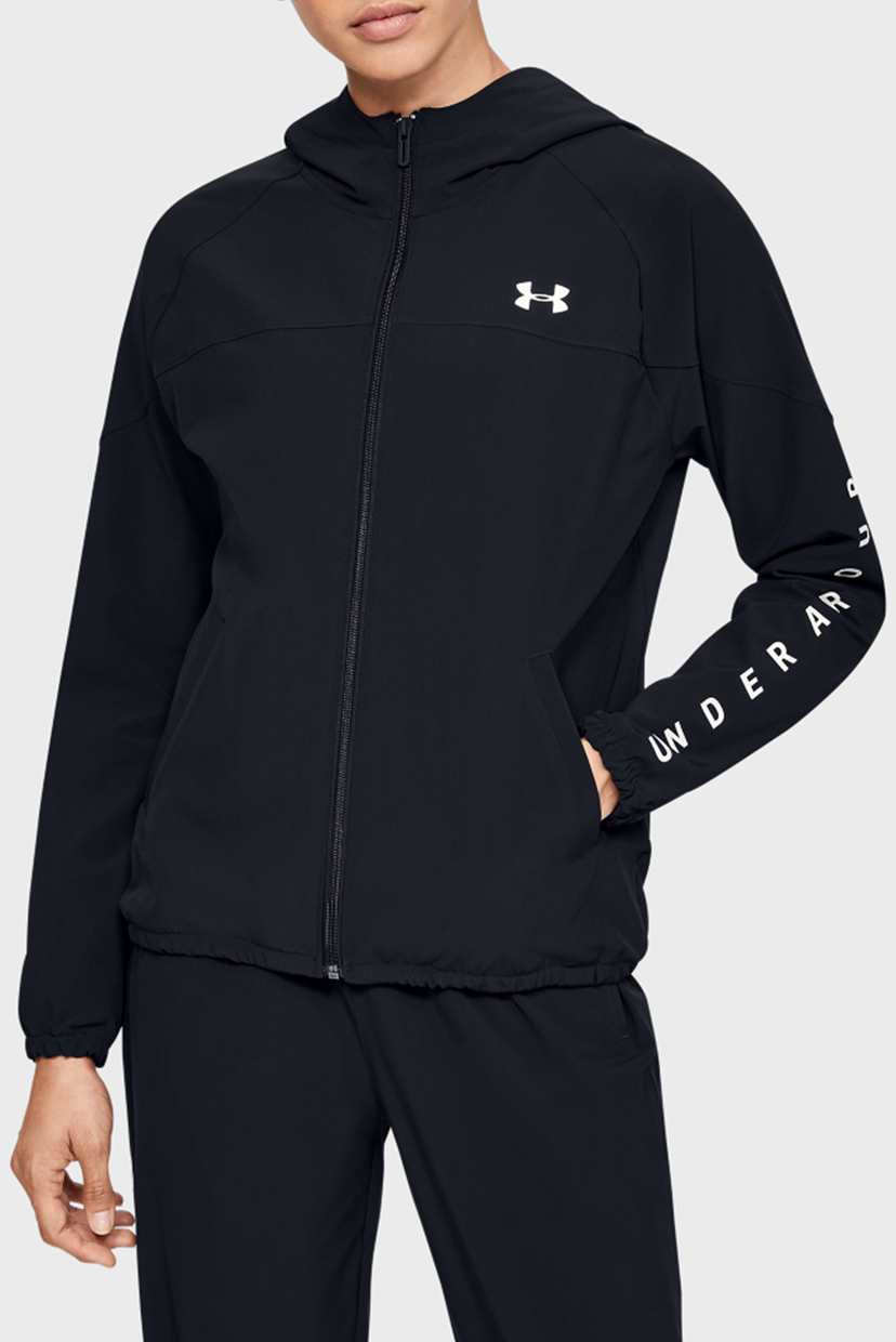 

Женская черная ветровка Woven Hooded Jacket Under Armour XXL 1351794-001