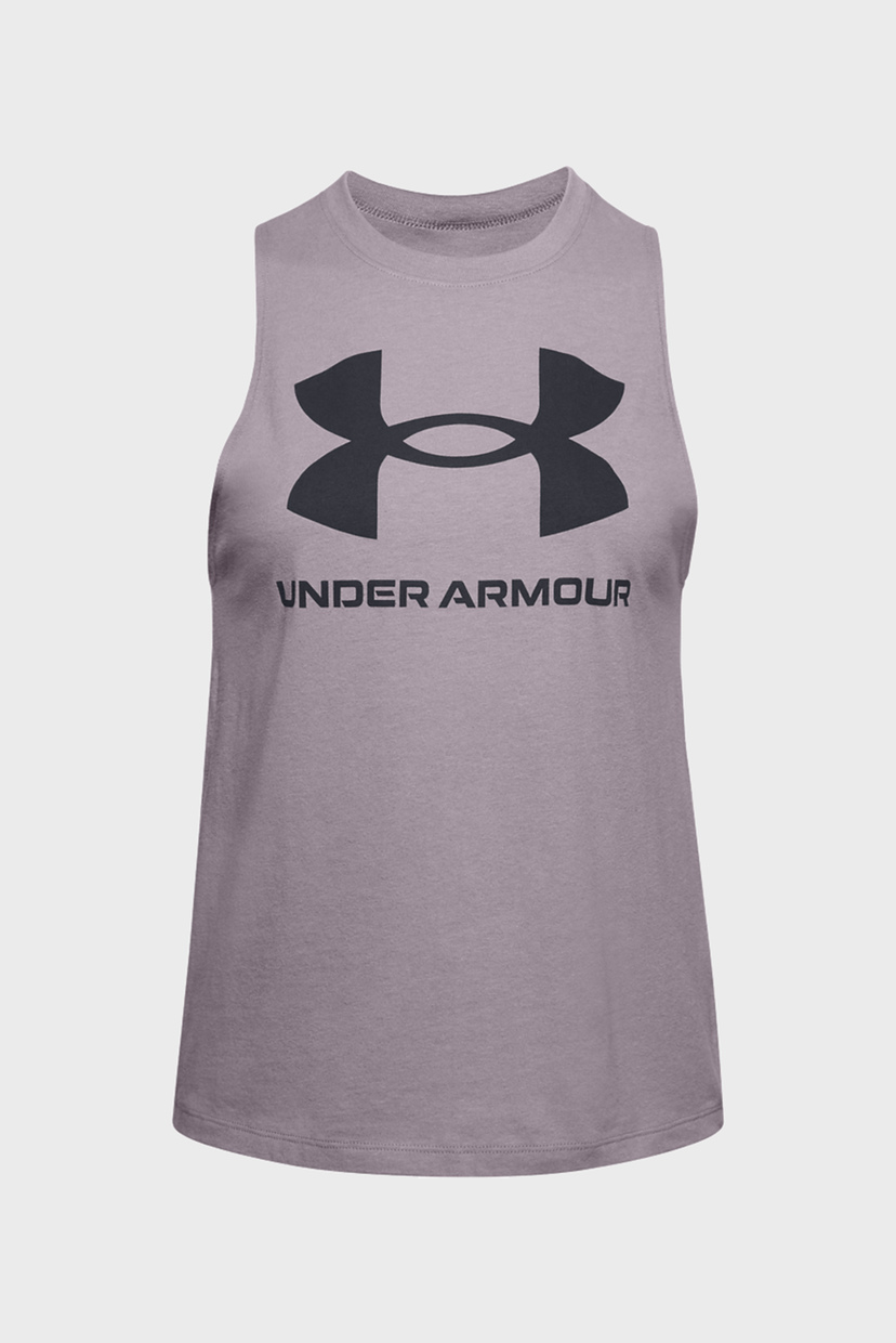 

Женская сиреневая майка Sportstyle Graphic Tank Under Armour MD 1356297-585