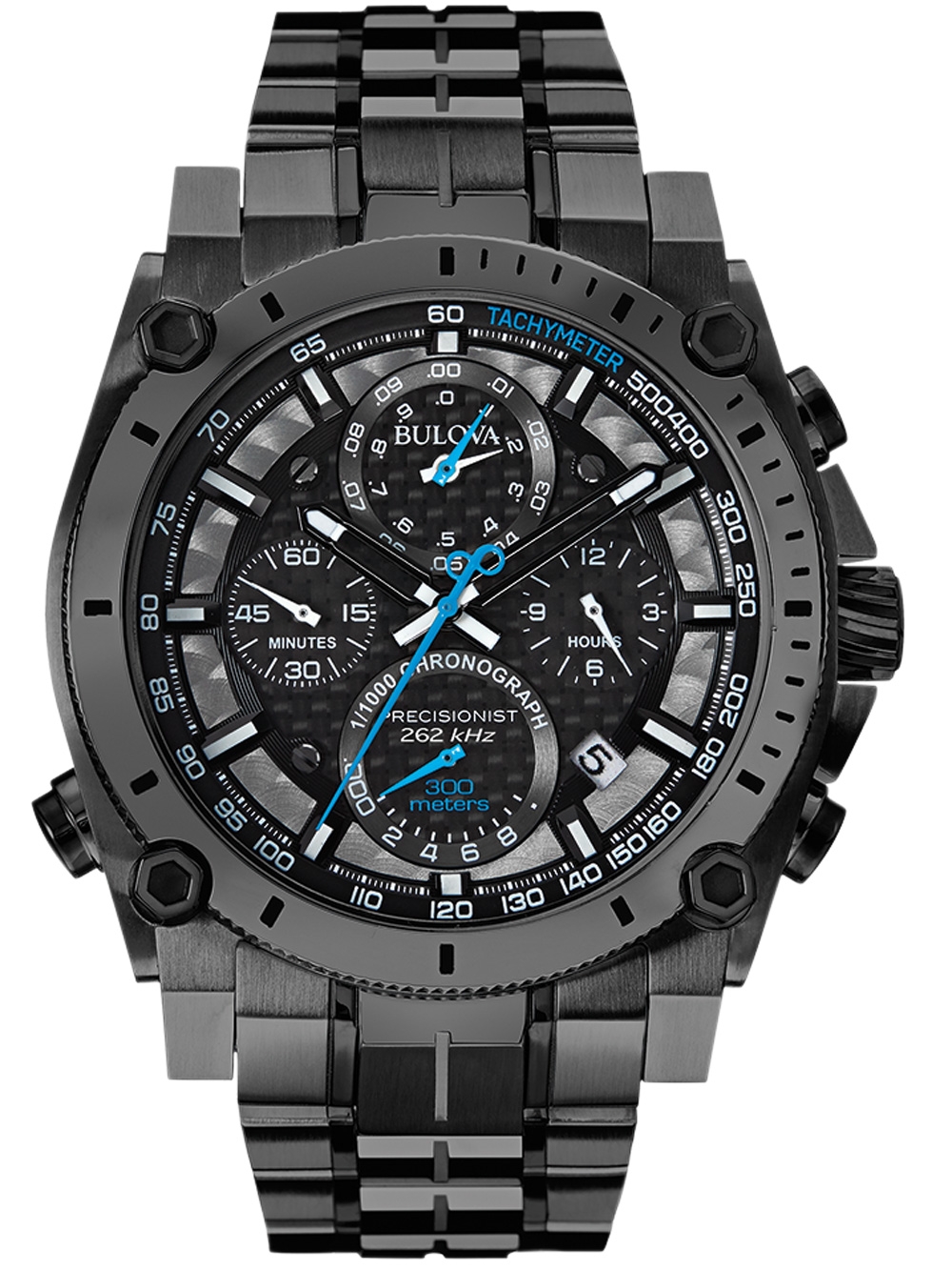 

Часы Bulova 98B229 Precisionist Chronograph 46mm 30ATM