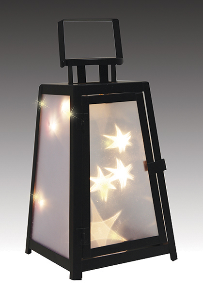 

Фонарь 25 см, черный, голограф. эфф Luca Lighting (8712799736856)