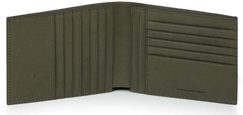 

Портмоне Piquadro Black Square/Green