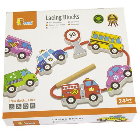 

Шнуровка Автотранспорт Viga Toys (59851)