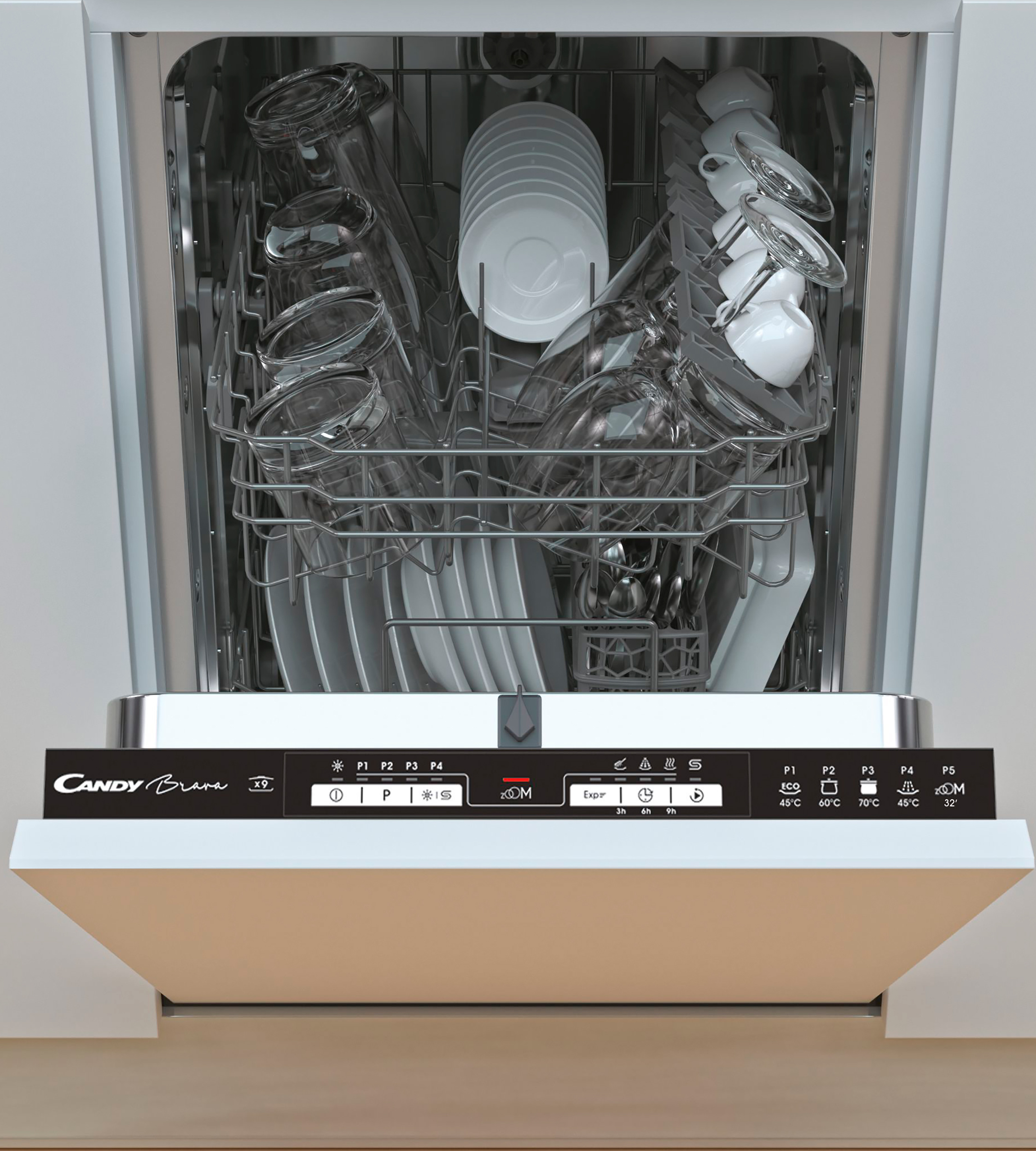 Вбудована посудомийна машина CANDY CDIH 1L949
