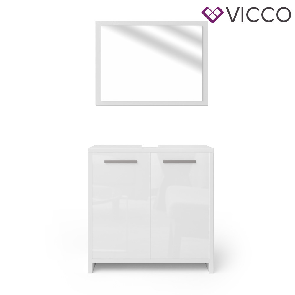 

Комплект мебели для ванной Vicco Kiko 2 предмета глянец