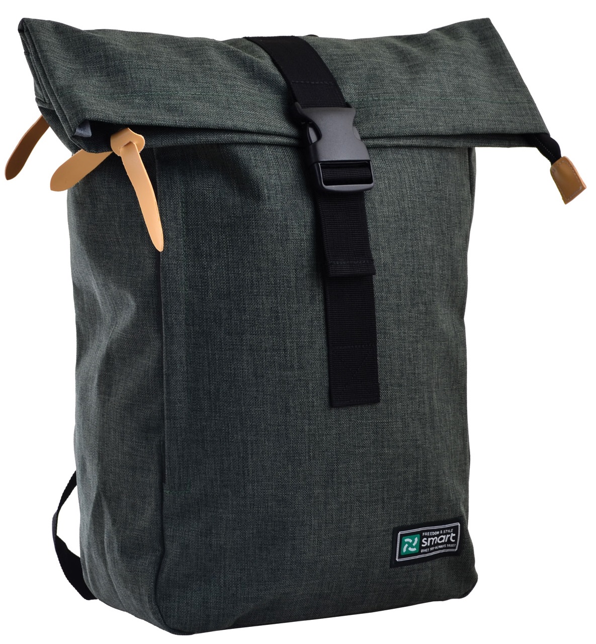 

Рюкзак городской Smart Roll-top T-70 Grun унисекс 0.55 кг 26х42х13 см 14 л (557590)