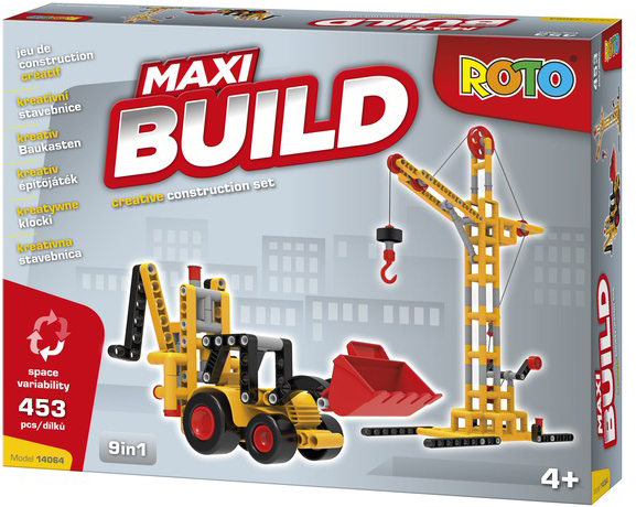 

Конструктор Roto Efko Строительный набор Maxi Build 453 элемента (TOYS14064) (8592168140640)