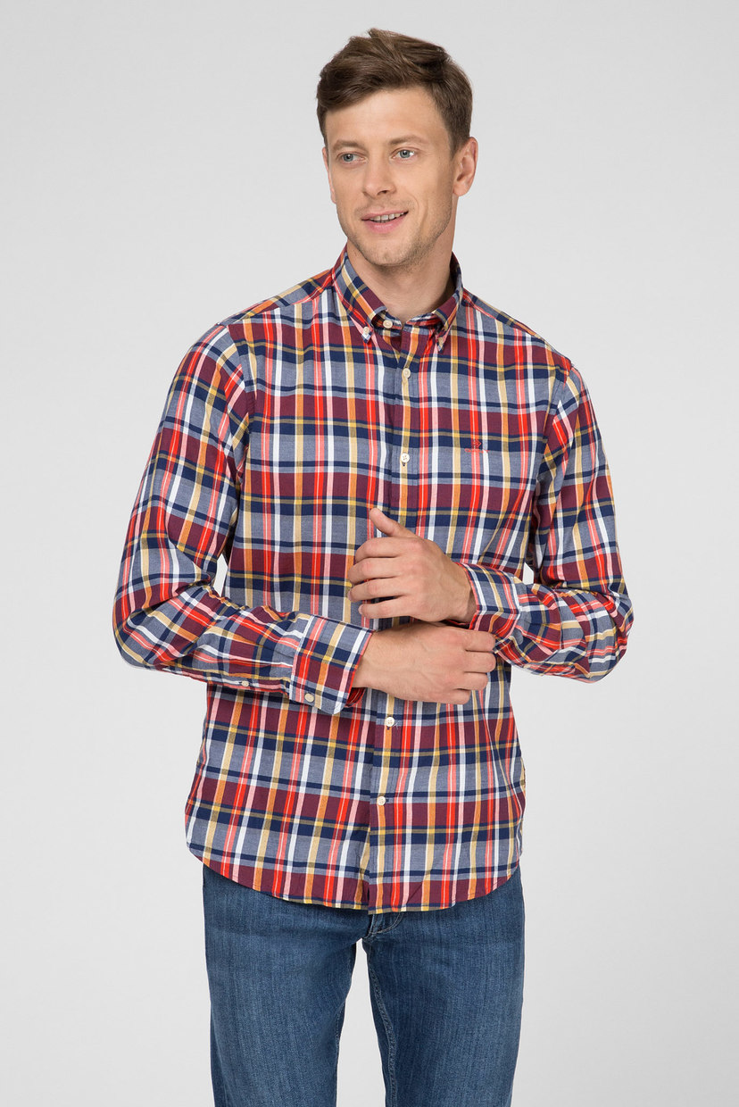 

Мужская рубашка в клетку OXFORD PLAID 423 Gant  3017630, Мужская рубашка в клетку OXFORD PLAID 423 Gant XL 3017630