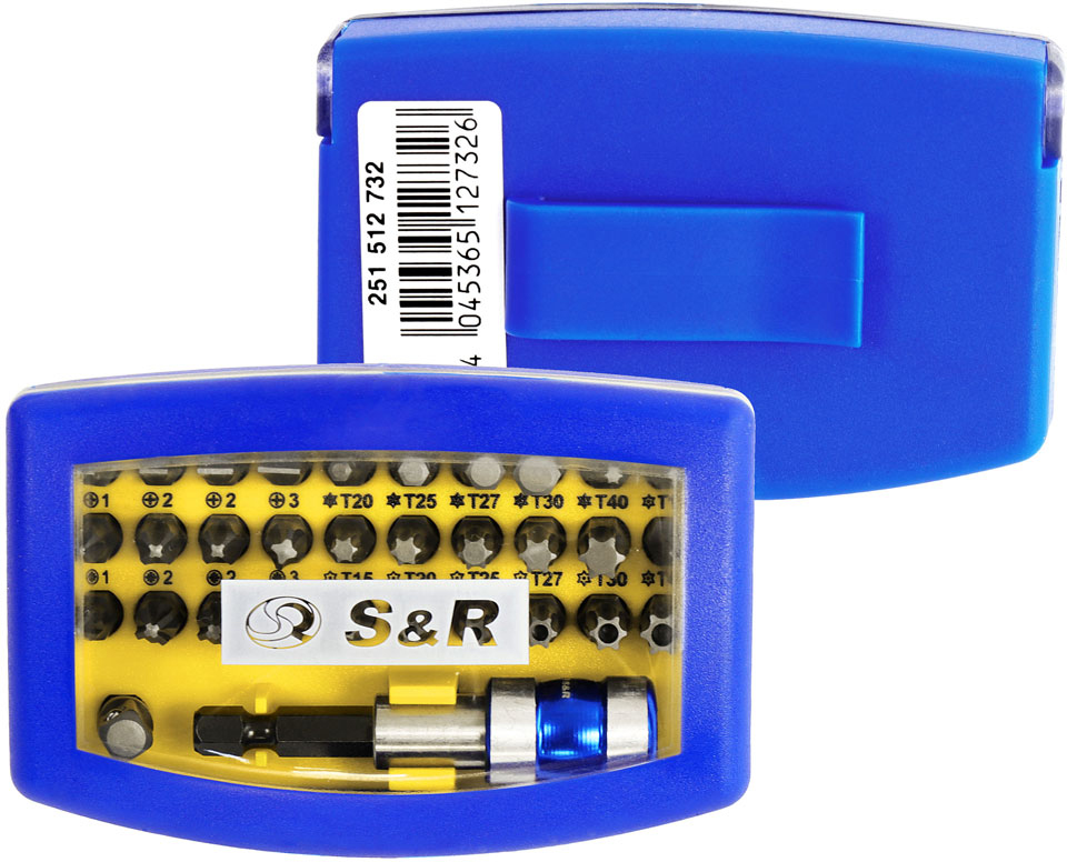 

Набір біт S&R 32 шт.