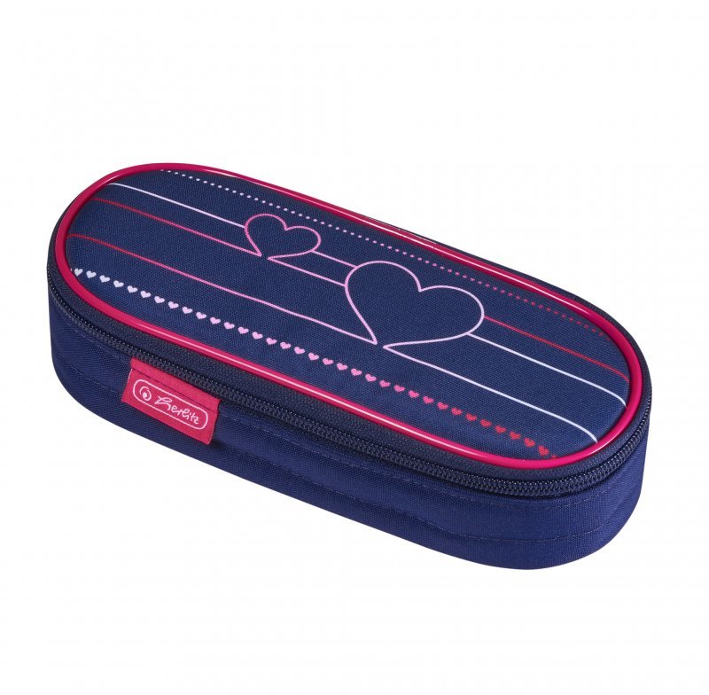 

Пенал Herlitz Case Flap Heartbeat Сердце (50021178) синий
