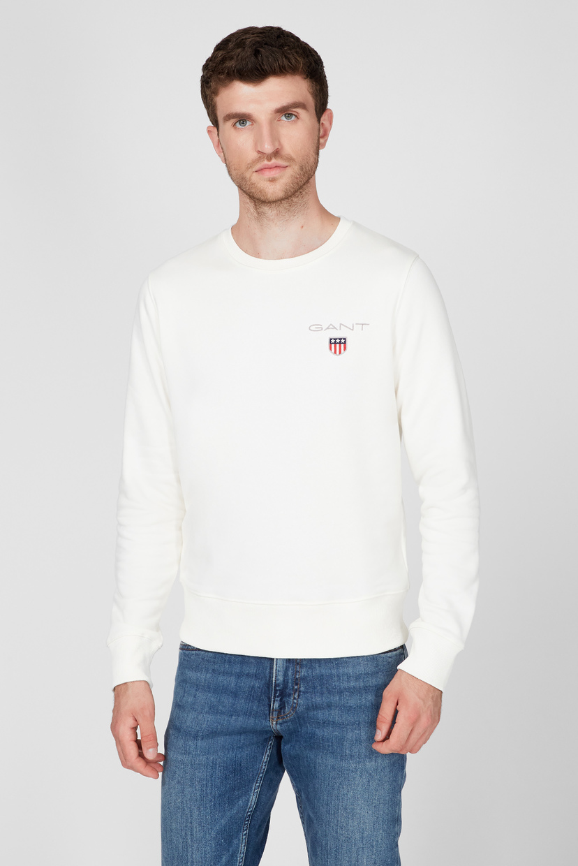 

Мужской белый свитшот MEDIUM SHIELD C-NECK Gant XXL 2056002