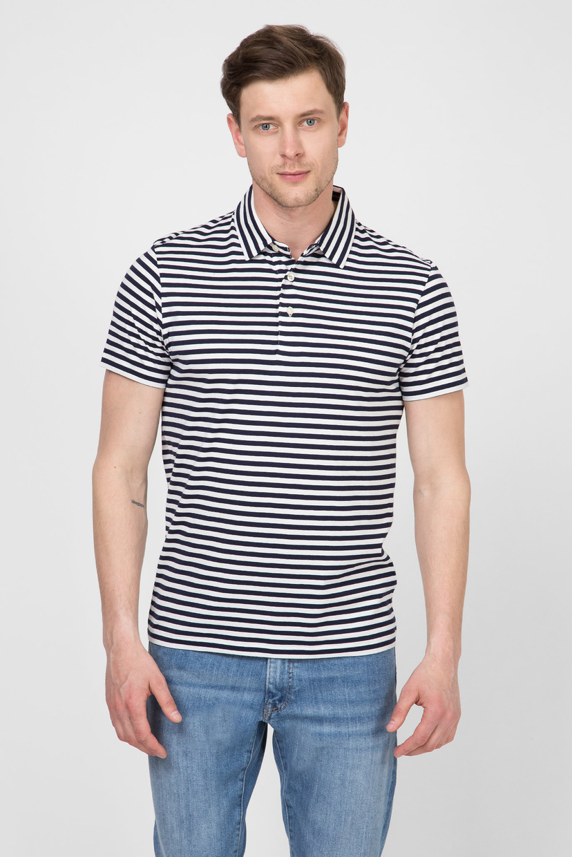 

Мужское синее поло в полоску REPEAT STRIPE Gant S 2002000