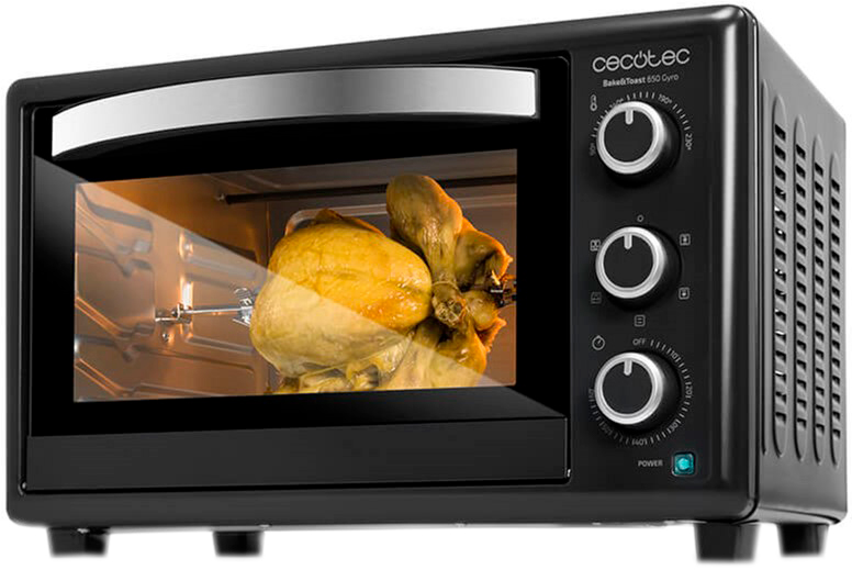 

Электрическая печь CECOTEC Mini oven Bake&Toast 650 Gyro (CCTC-02204)