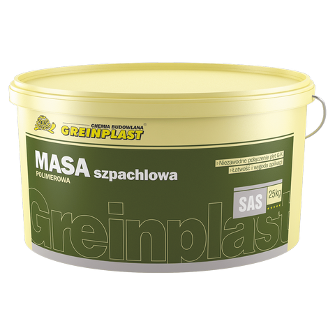 

Маса шпаклювальна, полімерна з волокнами SAS Greinplast 17 кг