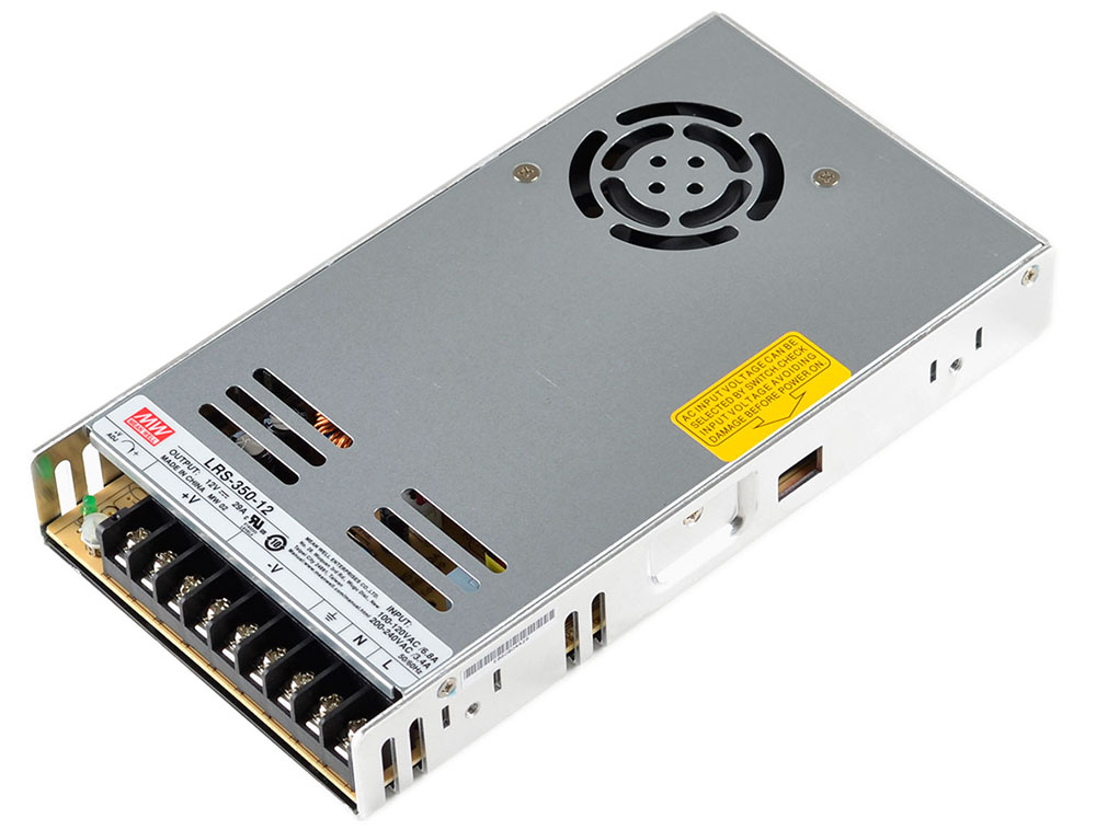 

Блок питания MeanWell 350Вт 12V ( LRS-350-12) негерметичный