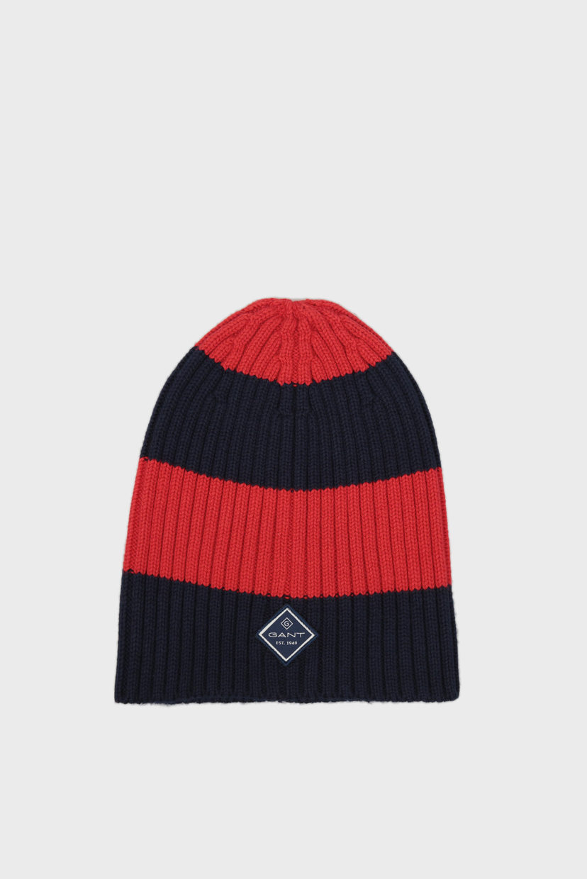 

Мужская шапка в полоску BARSTRIPE KNITTED Gant OS 9910115