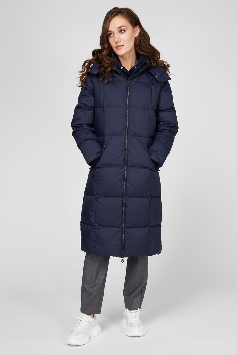 

Женский темно-синий пуховик CLASSIC DOWN LONG Gant XS 4751031