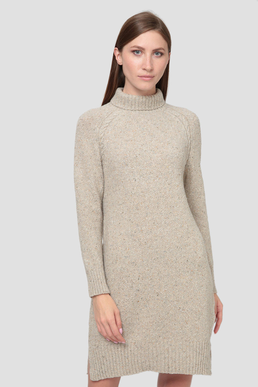 

Женское бежевое шерстяное платье NEPS KNITTED Gant  4502031, Женское бежевое шерстяное платье NEPS KNITTED Gant M 4502031