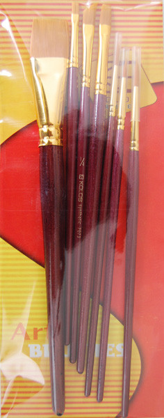 

Кисть синтетика Rosa 7073 Kolos микс микс набор 7 шт (4823064903430)